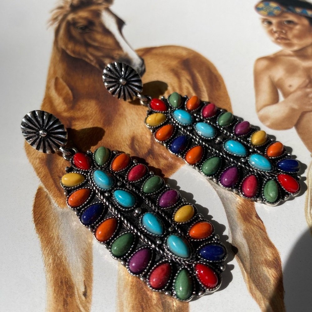 Desert Sky turquoise earrings